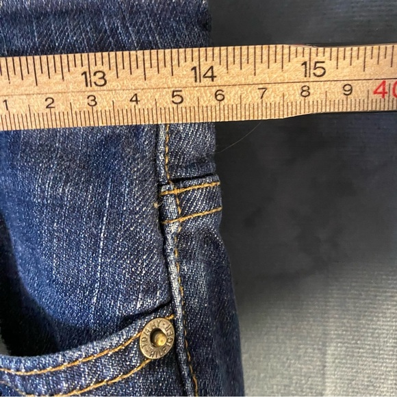 Tommy Hilfiger Petite Blue Denim Medium Wash Jeans Size 6 Made In Canada - Picture 7 of 11